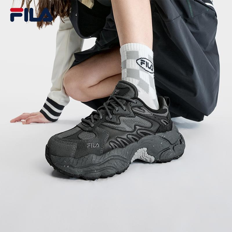 FILA Fila giày cỏ dương xỉ FERN giày nữ giày thể thao thu đông 2023 ngoài trời mới bố giày phản quang giày thường