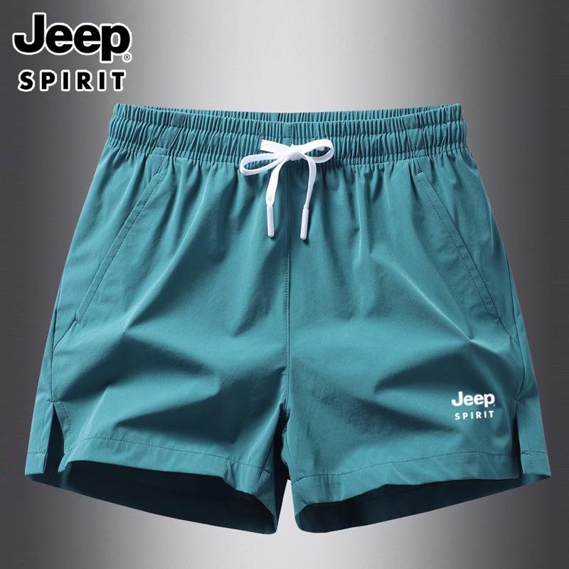 JEEP Jeep thể thao quần short nam 2024 mùa hè mới quần lụa băng nhanh khô thể dục chạy bộ ba điểm quần