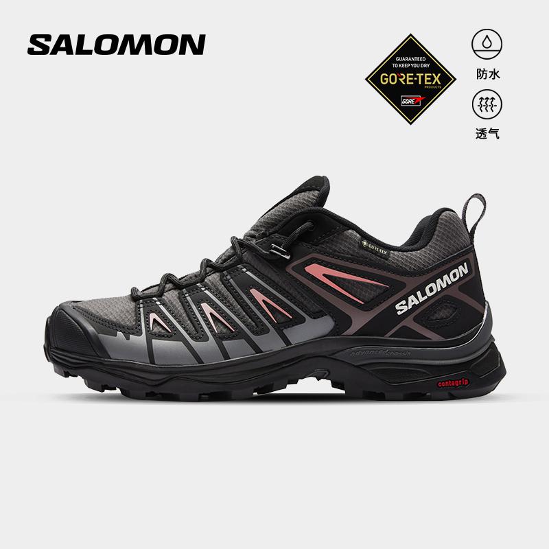 Giày đi bộ đường dài chống nước Salomon Salomon cổ thấp thể thao nữ chống trượt X ULTRA PIONEER GTX W