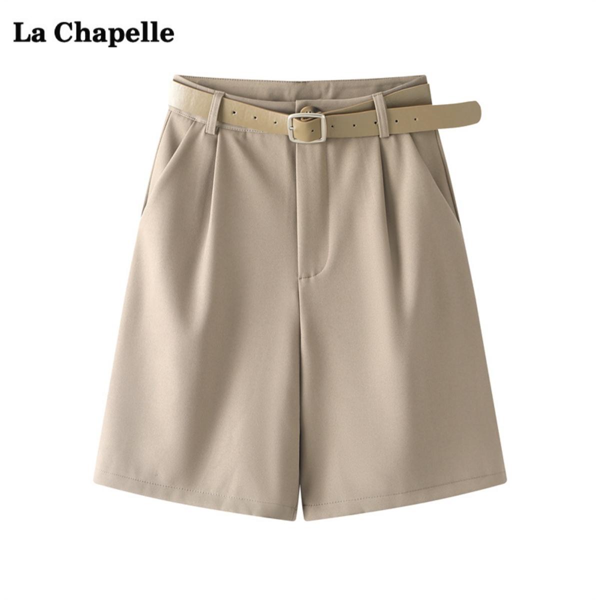 La Chapelle/La Chapelle eo cao phù hợp với quần short mùa hè của phụ nữ dáng rộng thường thẳng quần ống rộng năm điểm