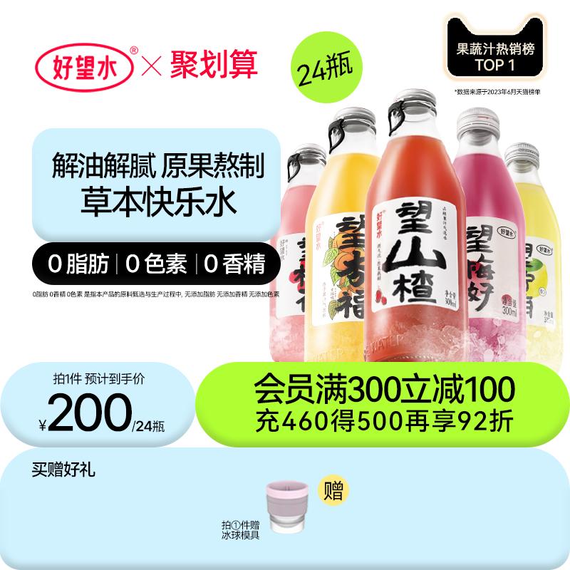 Good Hope Water Hope Hawthorn Soda Nước chanh Mengmei Haoxingfu Nước có ga Yangmei Nước uống có ga FCL 24 Chai