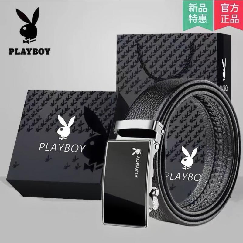 Playboy Thắt Lưng Nam Da Thật Chính Hãng Da Khóa Tự Động Phong Cách Doanh Nhân Trẻ Trung Thời Trang Hợp Thời Trang Hộp Quà Tặng Cao Cấp Dây