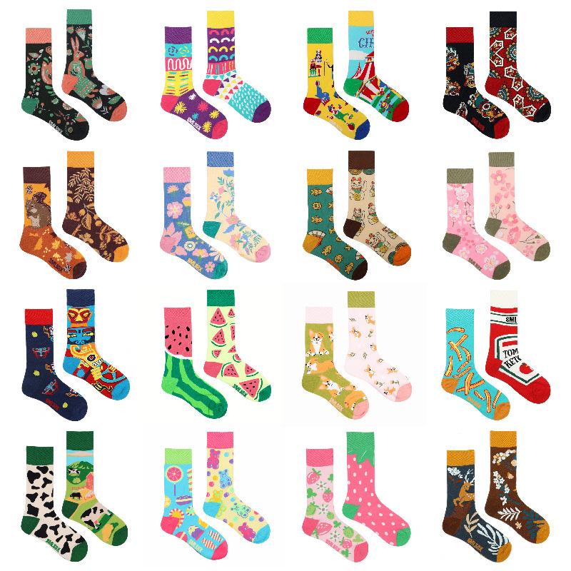 CrazySox original AB hợp thời trang hoa văn bất đối xứng con vịt ins đường phố đa năng dây giày cao cấp