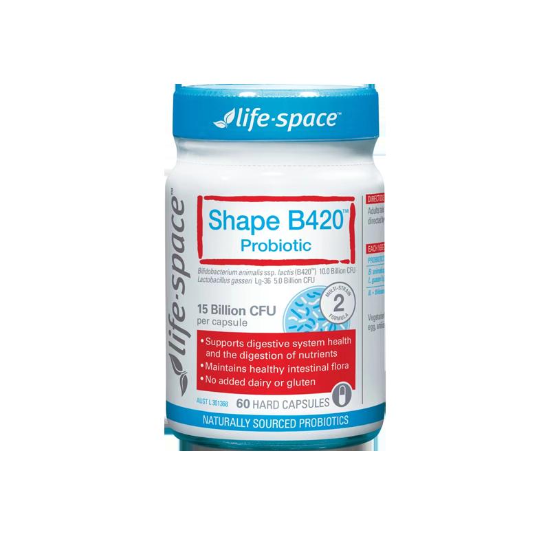 Lifespace B420 Probiotic cơ thể đường tiêu hóa Bột nuôi dưỡng dạ dày phụ nữ Viên nang vi khuẩn sống 60 viên