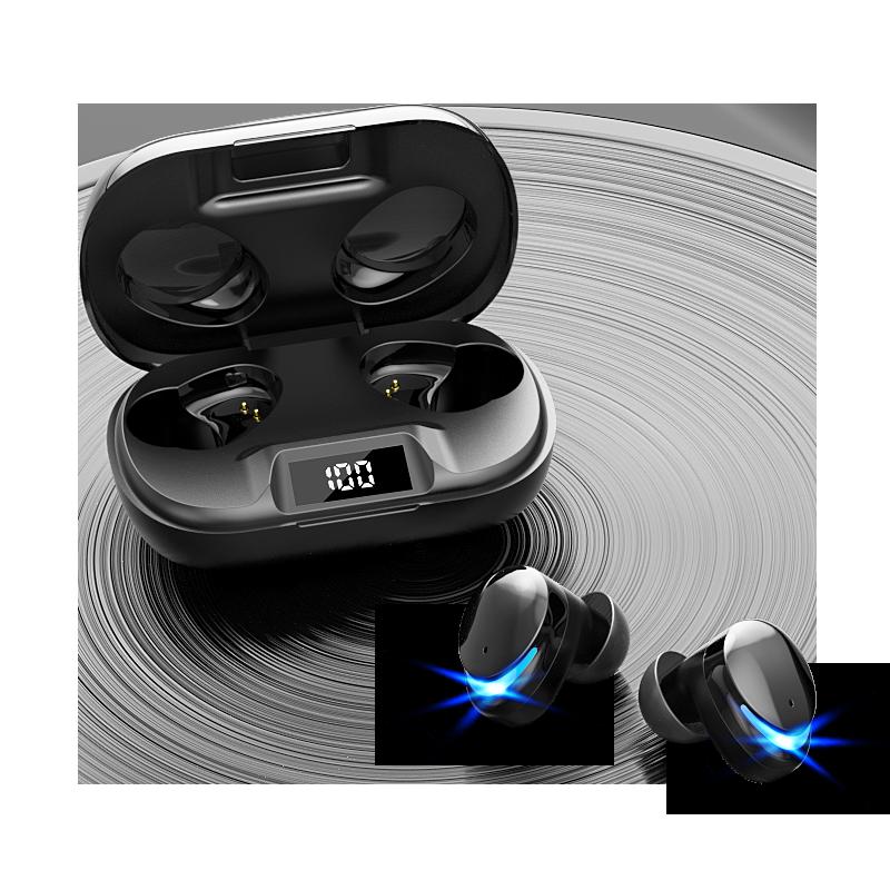 Tai Nghe Bluetooth Không Dây Cao Cấp In-Ear 2024 Mới Giảm Tiếng Ồn Mini Siêu Dài Pin Thể Thao Nam Huaqiangbei