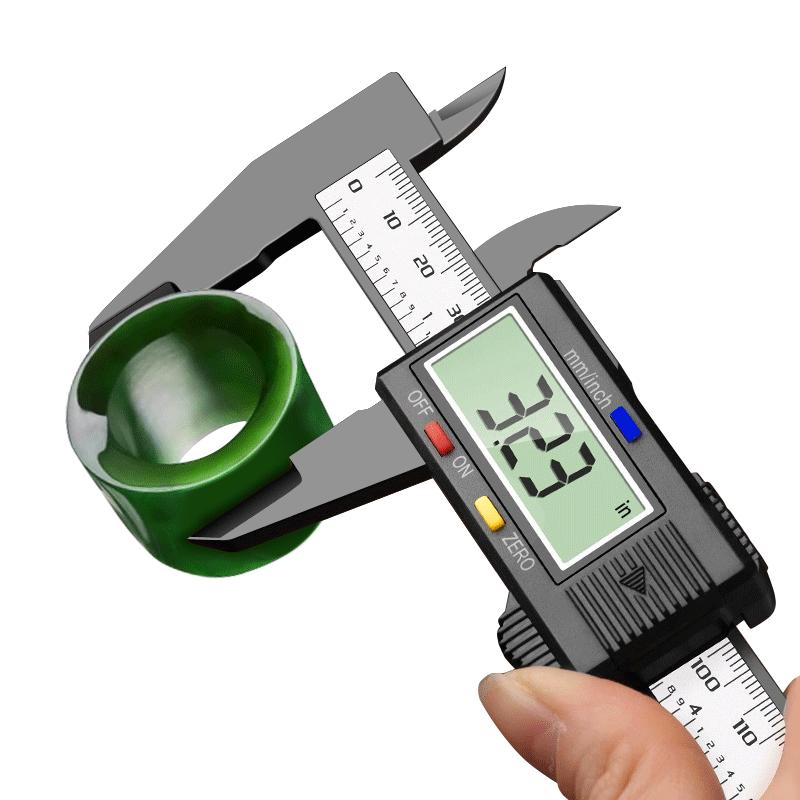 Vernier Caliper Màn Hình Hiển Thị Kỹ Thuật Số Độ Chính Xác Cao Kỹ Thuật Số Điện Tử Inox Trang Sức Trang Sức Ngọc Vòng Tay Đo Kích Thước Thước