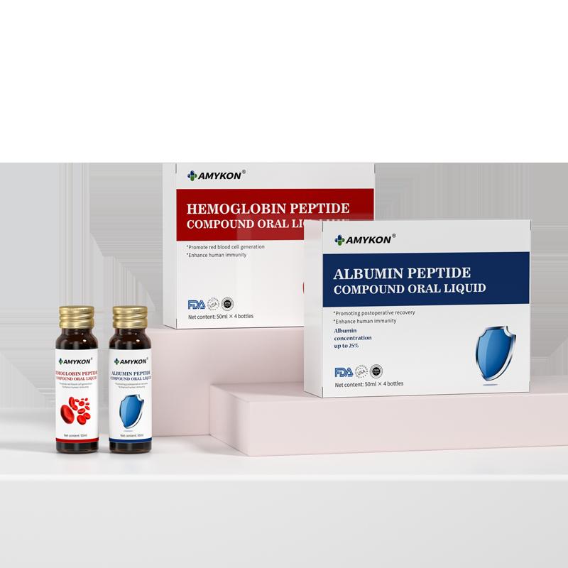 AMYKON Albumin Hemoglobin Peptide phân tử nhỏ Chất lỏng uống Tiêm truyền máu không phải của con người Phục hồi hóa chất phóng xạ sau phẫu thuật