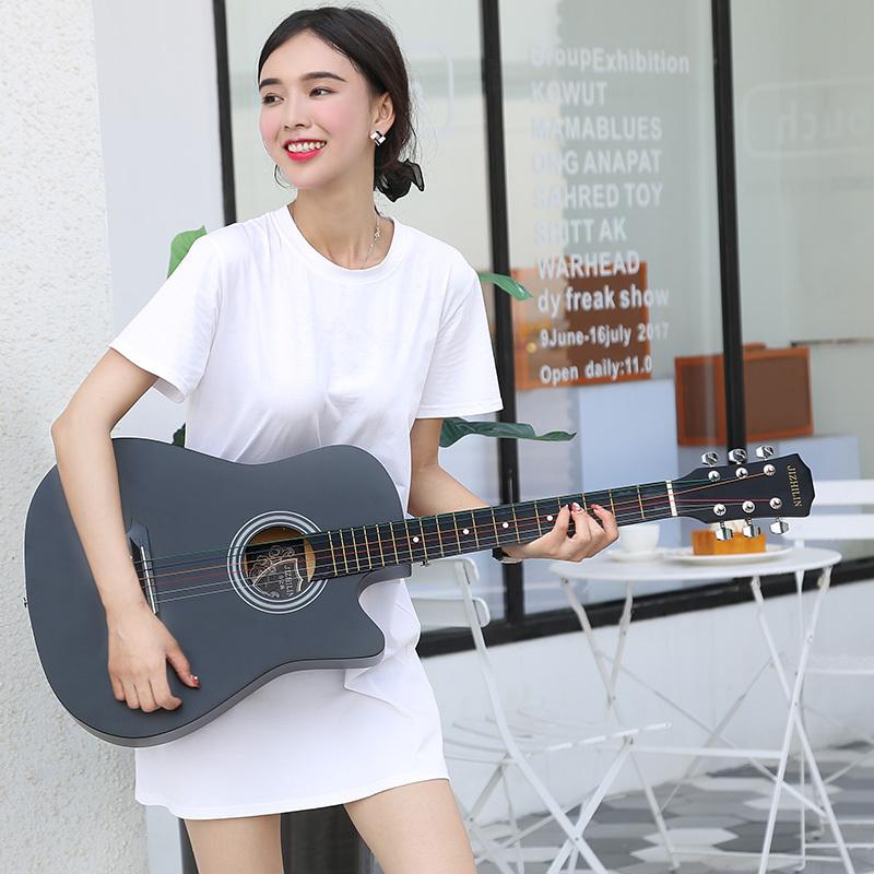 Học sinh mới bắt đầu chơi guitar 41 inch bảng đơn 38 inch dành cho người mới bắt đầu thực hành học sinh nam và nữ piano trình độ đầu vào nhạc cụ guitar acoustic dân gian