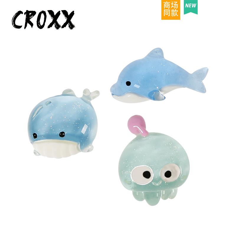 CROXX lỗ phụ kiện giày cua cá voi giày hoa crocs zhibixing khóa trang trí khóa tự làm phụ kiện khóa giày