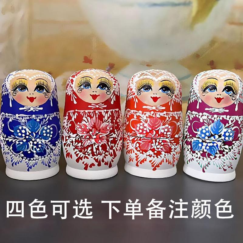 Ưu đãi đặc biệt Búp bê matryoshka Nga 5 lớp Du lịch Thế giới băng tuyết Cáp Nhĩ Tân Đặc sản kỷ niệm Quà tặng năm mới quà lưu niệm