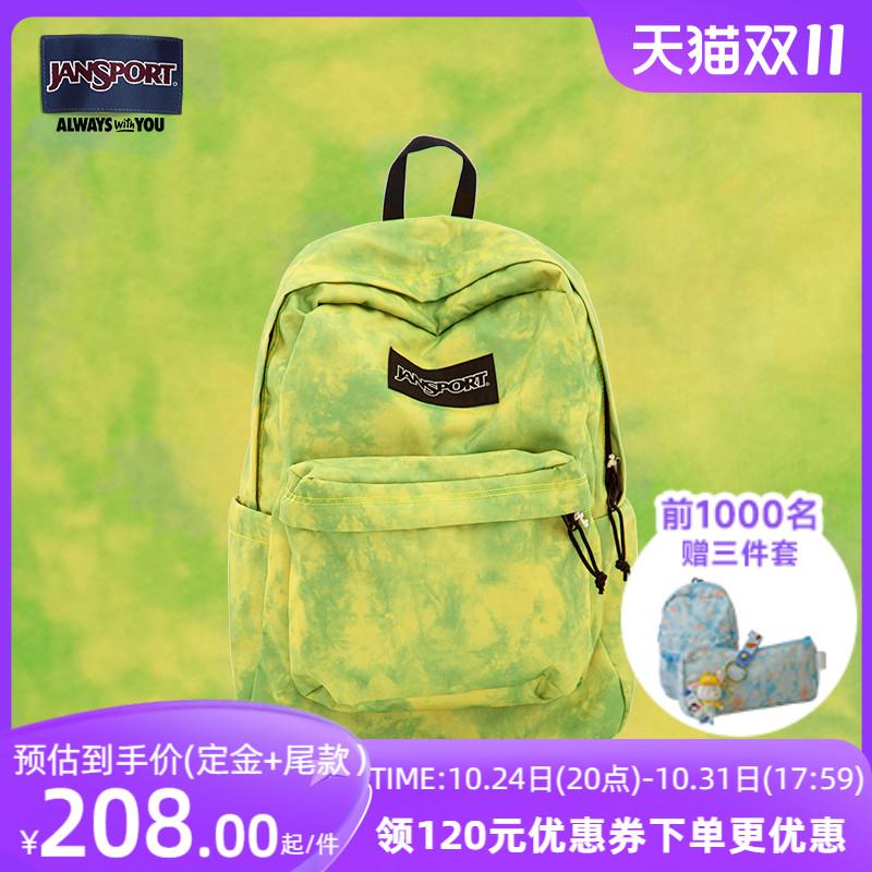 Cửa hàng hàng đầu Jansport 23 trường xanh mới cặp học sinh nam và nữ đi làm bình thường ba lô máy tính GI3