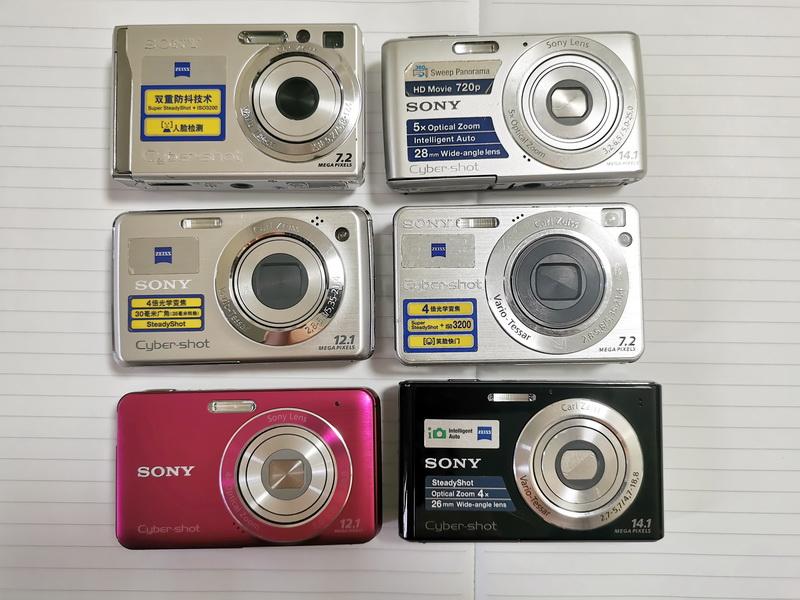 Máy ảnh kỹ thuật số Sony/Sony DSC-W210 WX7 W570 CCD máy ảnh bầu không khí cổ điển dành cho sinh viên