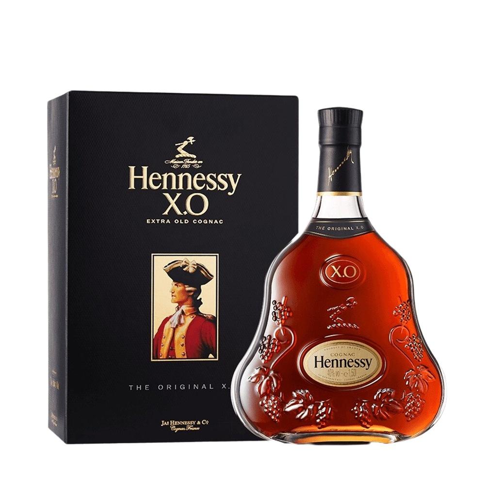 Hennessy XO700ml Hennessy Cognac rượu ngoại nhập khẩu chính hãng Pháp có mã và không mã hóa tóc hỗn hợp