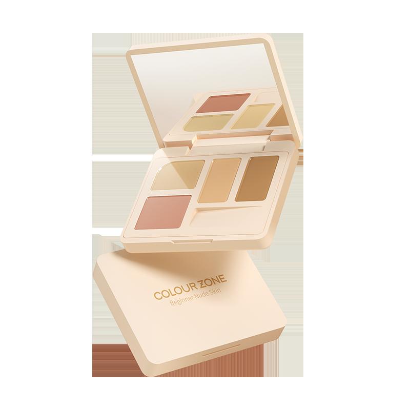 [Tmall Positive List Blemish Eraser] Bảng màu che khuyết điểm Color Zone Zoned Concealer Palette Acne Marks and Dark Circles