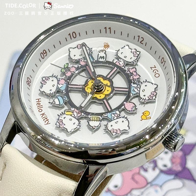 Đồng hồ Hellokitty chính hãng Hello Carousel dành cho phụ nữ, trẻ em, học sinh, nữ quà tặng sinh nhật bạn thân