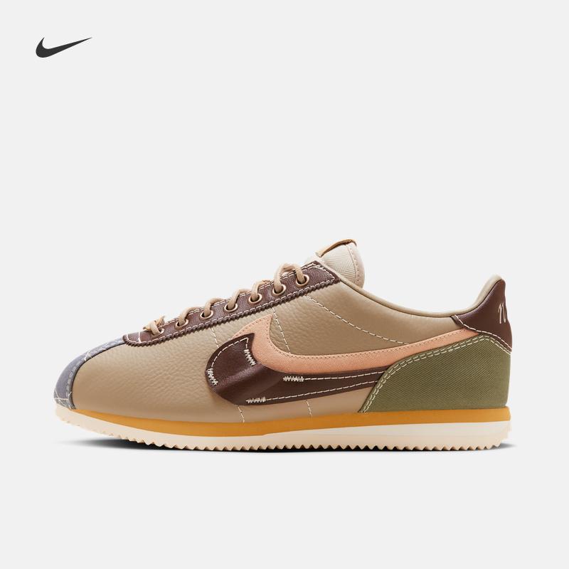 Giày thể thao nam Nike CORTEZ mùa xuân mới phong cách retro giày chạy bộ cổ thấp nhẹ FZ5040