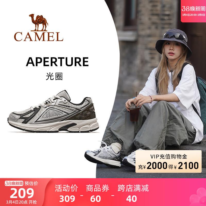 [Aperture] Giày thể thao Camel nữ mùa xuân 2024 mới giày nữ giày chạy bộ giày chạy bộ nữ giày nữ giày nam