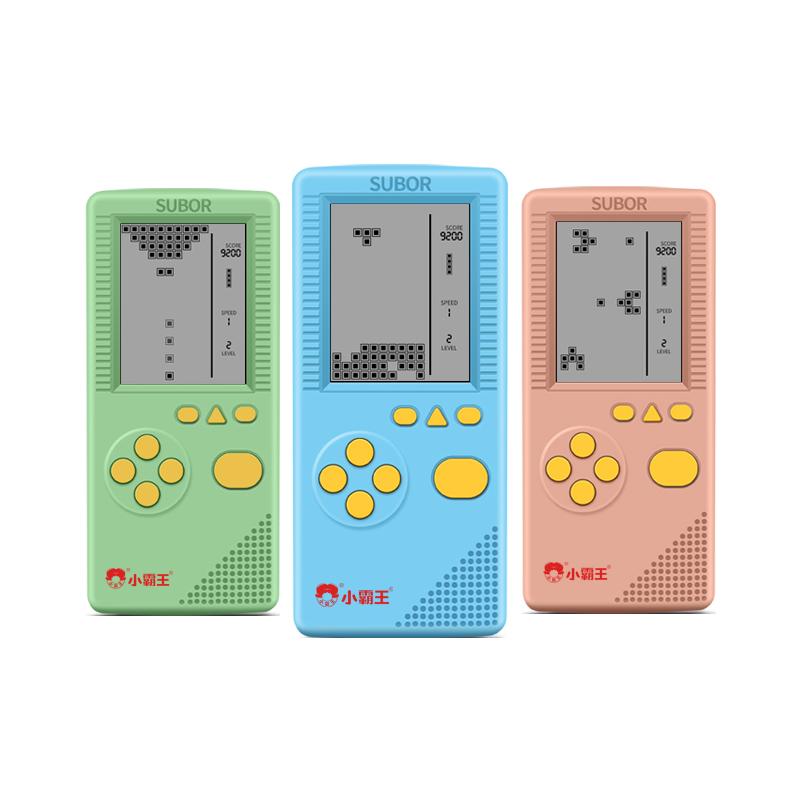 Member's Choice Máy chơi game cầm tay Xiaobawang 4,1 inch Máy chơi game Tetris cầm tay