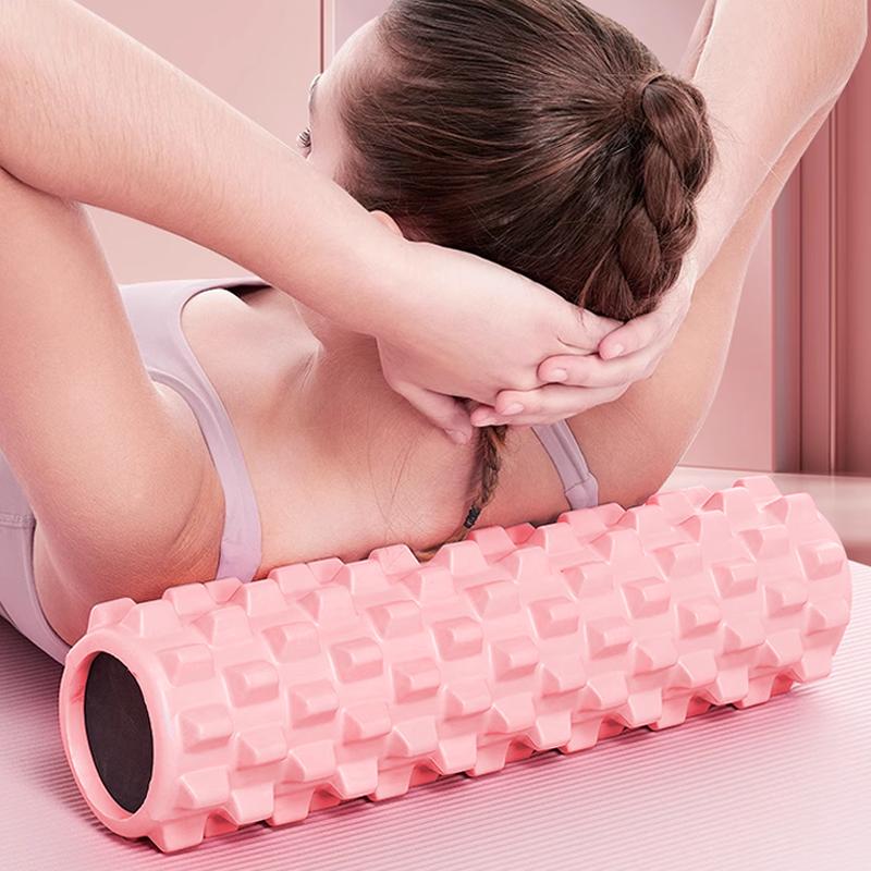 Xốp chắc chắn trục chùy con lăn lăn thư giãn cơ chuyên nghiệp giảm béo chân hiện vật yoga con lăn massage thiết bị