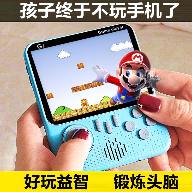 Máy chơi game cầm tay đồ chơi xếp hình trí tuệ trẻ em 5 tuổi trở lên 8 bé trai 10 bé gái quà tặng sinh nhật hoài niệm trẻ em xưa Máy chơi game Tetris Trò chơi cầm tay cổ điển Mario