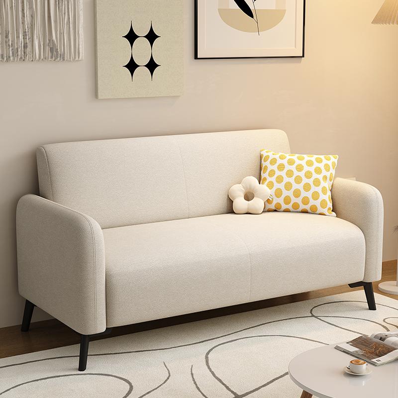 Sofa phòng khách căn hộ nhỏ nhà cho thuê phòng ngủ căn hộ phòng ban công vải đơn giản sofa lười đơn và đôi