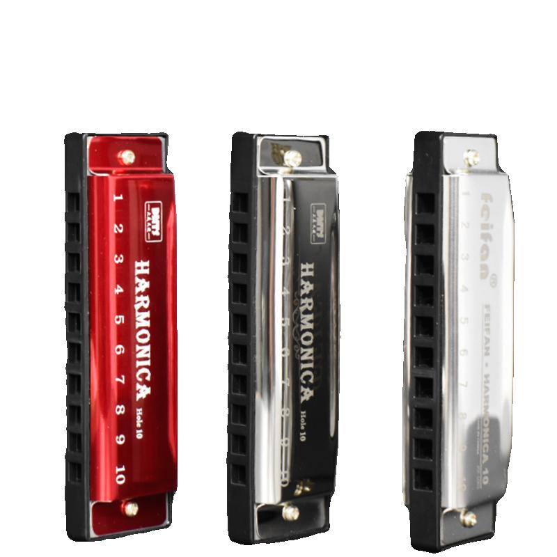 Harmonica Blues 10 lỗ biểu diễn chuyên nghiệp cấp 10 lỗ nhỏ C key dành cho trẻ em mới bắt đầu dành cho nam và nữ mới bắt đầu chơi nhạc blues nhỏ