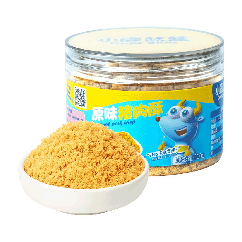 Cơm Trộn Thịt Heo Giòn Giàu Protein Cao Cấp Fawn Lanlan dành cho trẻ em từ 3 tuổi trở lên 100gX1 lon