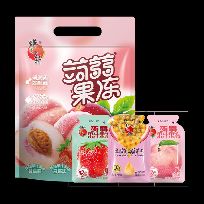 Crayon Shin-chan konjac thạch 1,1kg nước ép đa hương vị đồ ăn nhẹ thông thường cho trẻ em đồ ăn nhẹ có đường để thỏa mãn cơn thèm ăn