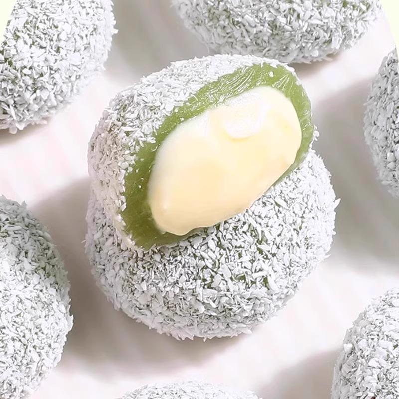 Bơ Puffs Snow Meiniang Nuojiji Mochi Bánh Bao Bánh Ngọt Bánh Ăn Nhẹ 0306