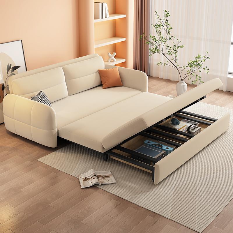 Zuomu giường sofa gấp đôi căn hộ nhỏ phòng khách Internet nổi tiếng giường có thể thu vào sofa tích hợp giường kiểu kem