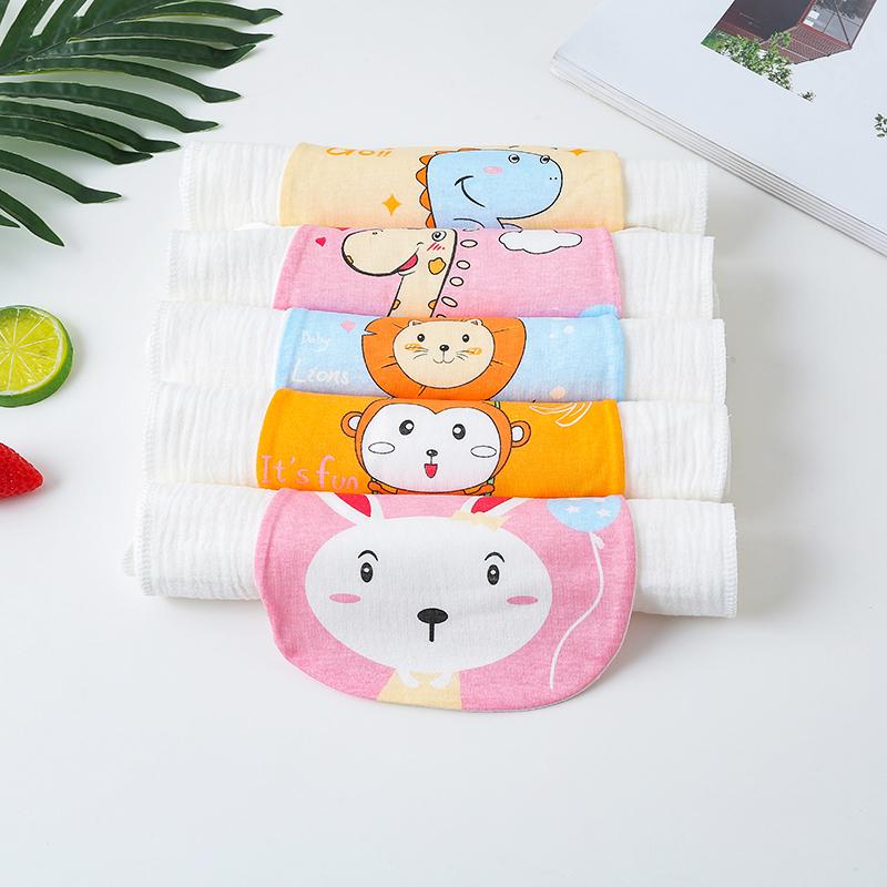 Khăn cotton thấm mồ hôi nguyên chất dành cho trẻ em khăn thấm mồ hôi cho bé mẫu giáo Khăn thấm mồ hôi cho bé bằng vải cotton cỡ lớn gạc bé trai và bé gái