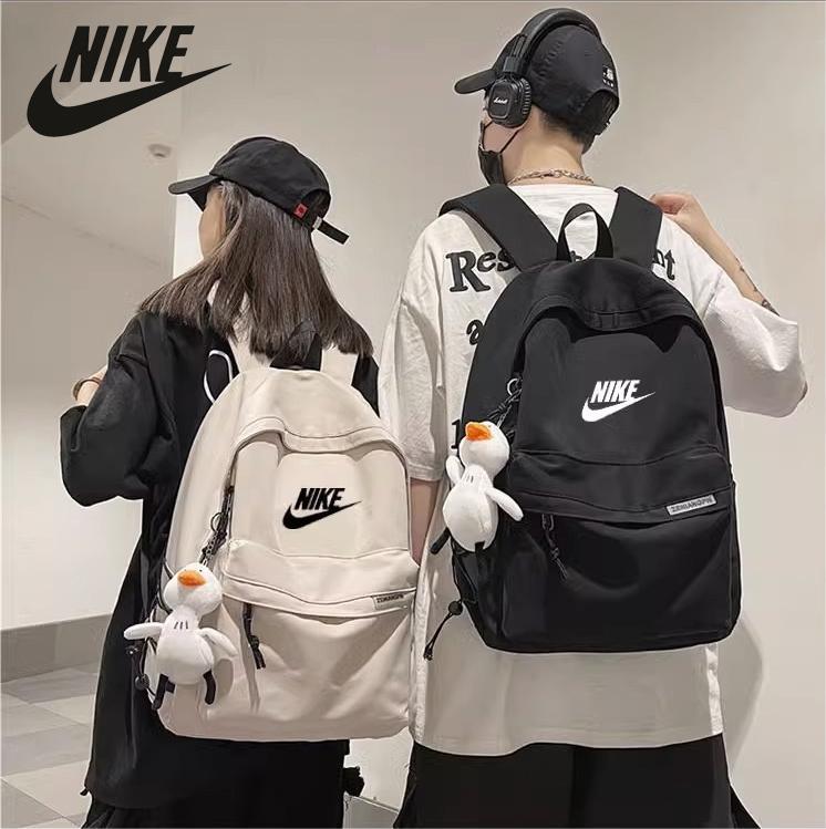 Nike Cặp học sinh thể thao Nike Ba lô trung học cơ sở trung học đại học ba lô nhẹ sức chứa lớn thời trang đơn giản ba lô dành cho nam và nữ