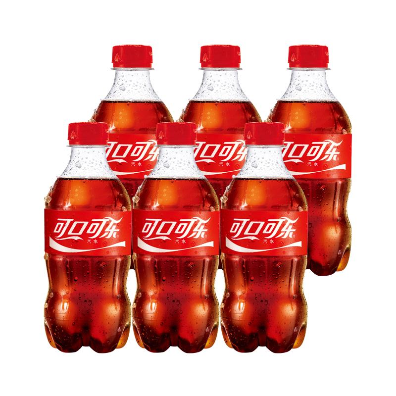 Miễn phí vận chuyển Coca-Cola đồ uống có ga chai nhỏ soda 300mlX6 chai Sprite Fanta N thơm ngon