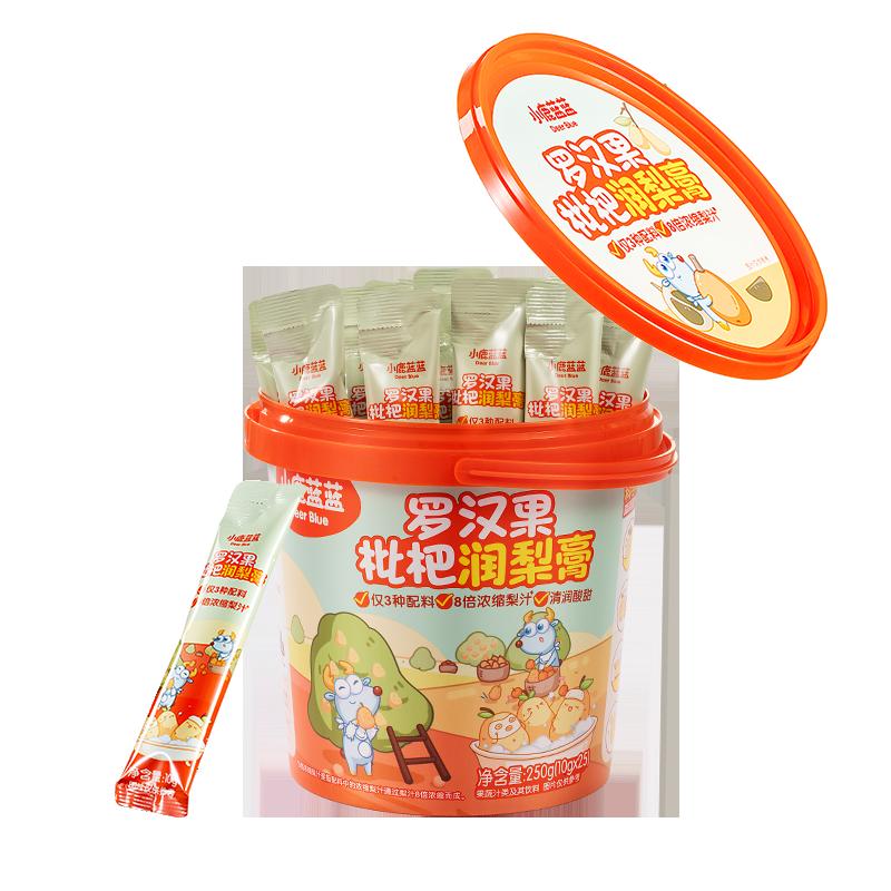 [Little Deer Lanlan_Luo Han Guo Loquat Pear Cream] Dangshan Qiu Pear Cream Qingrun Pear Juice Thương hiệu đồ ăn nhẹ cho trẻ em