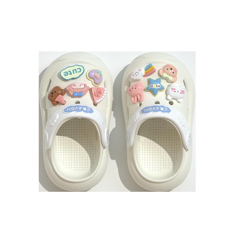 Tự Làm Trẻ Em Crocs Bé Gái Mùa Hè Chống Trơn Trượt 2024 Mới Trẻ Em Trẻ Sơ Sinh Bao Đầu Dép Cho Bé Dành Cho Nam