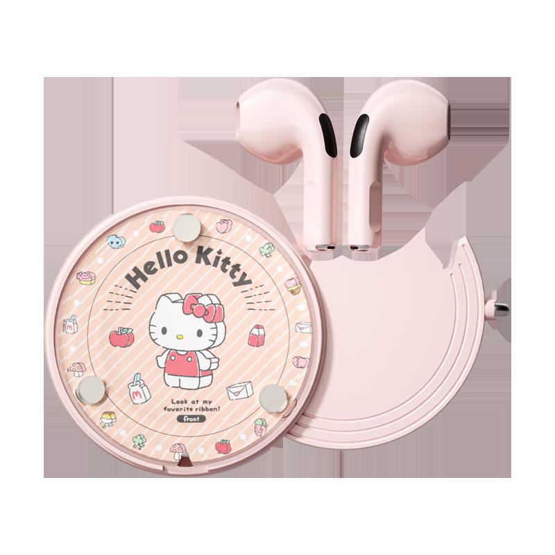 Tai Nghe Bluetooth Sanrio Thật Không Dây Bán Trong Tai 2024 Mới Dễ Thương Hello Thể Thao Loại Bỏ Tiếng Ồn Mẫu Bé Gái