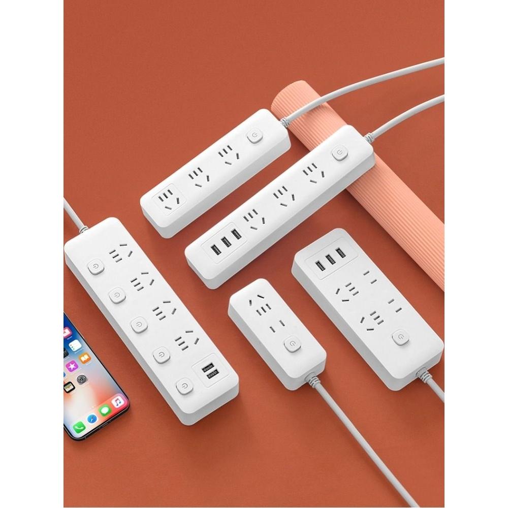 Xiaomi thích hợp cho bảng ổ cắm đa chức năng Dây nối dài nhiều lỗ USB dải cắm ký túc xá sinh viên có dây