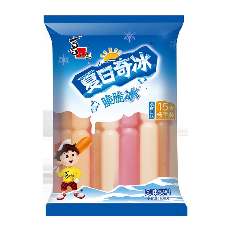 Xizhilang Đá giòn mùa hè Thạch Popsicle 15 miếng tổng cộng 630g đồ ăn nhẹ để giải tỏa cái nóng mùa hè đồ uống lạnh