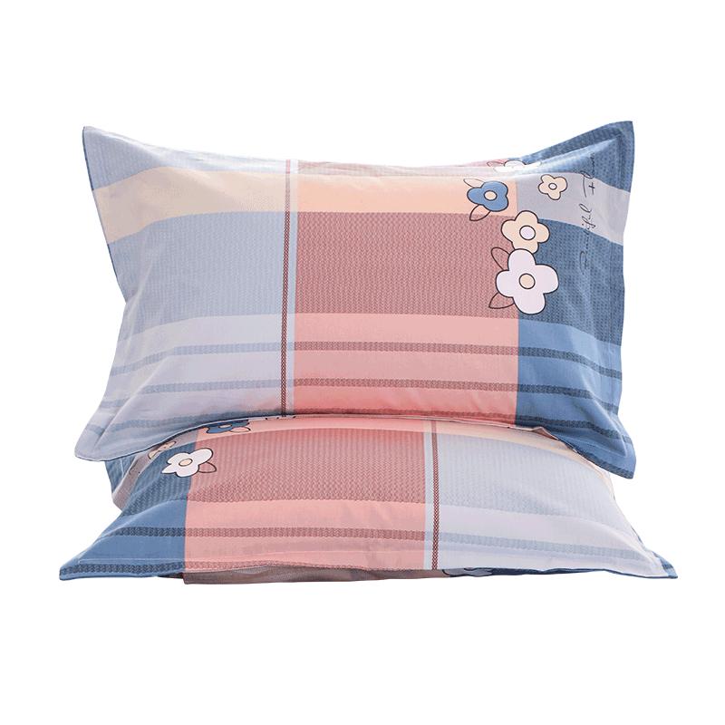 100 vỏ gối cotton nguyên chất, một đôi vỏ gối cotton nguyên chất 48cmx74cm, vỏ lót lõi gối đơn, vỏ bọc đầu gia dụng