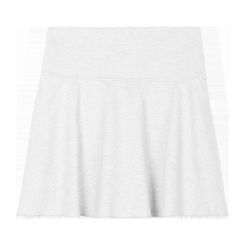 Váy xếp ly tập yoga màu trắng cho nữ 2024 quần vợt thể thao mùa hè mới quần culottes chống lộ váy chữ A váy ngắn