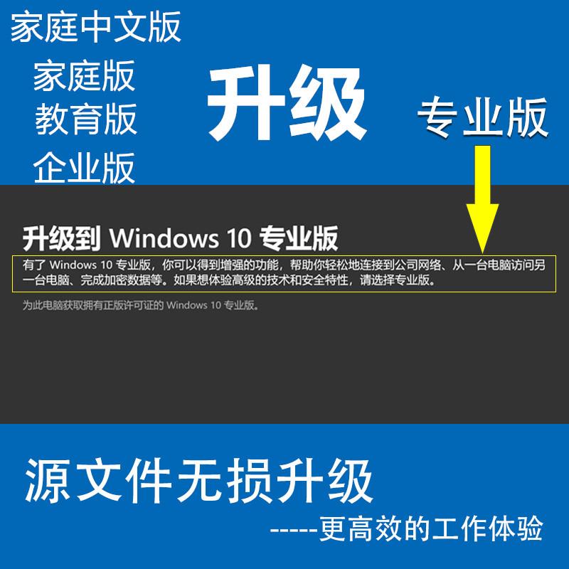 Win10/Windows 11 Family Edition nâng cấp phiên bản chuyên nghiệp nâng cấp nhà Pro Enterprise Phiên bản W10 Hệ thống nâng cấp