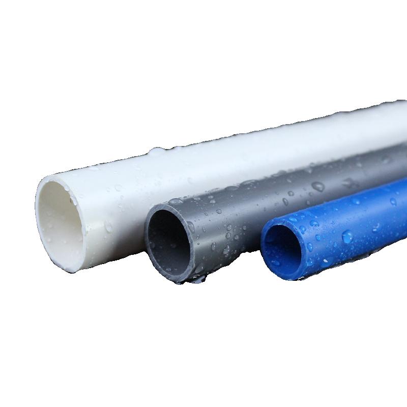 Ống nhựa PVC trắng ống cấp nước Ống nhựa cứng 20253250mm phụ kiện đường ống bể cá trên và dưới ống nước ống thoát nước