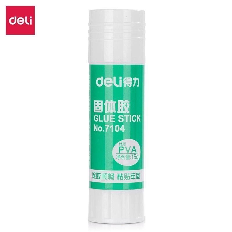 Deli keo dính keo rắn keo tài chính văn phòng lớn trẻ em mẫu giáo lớp thủ công mỹ nghệ keo mạnh sinh viên keo rắn 36g dung tích lớn 12 miếng 21g độ nhớt cao