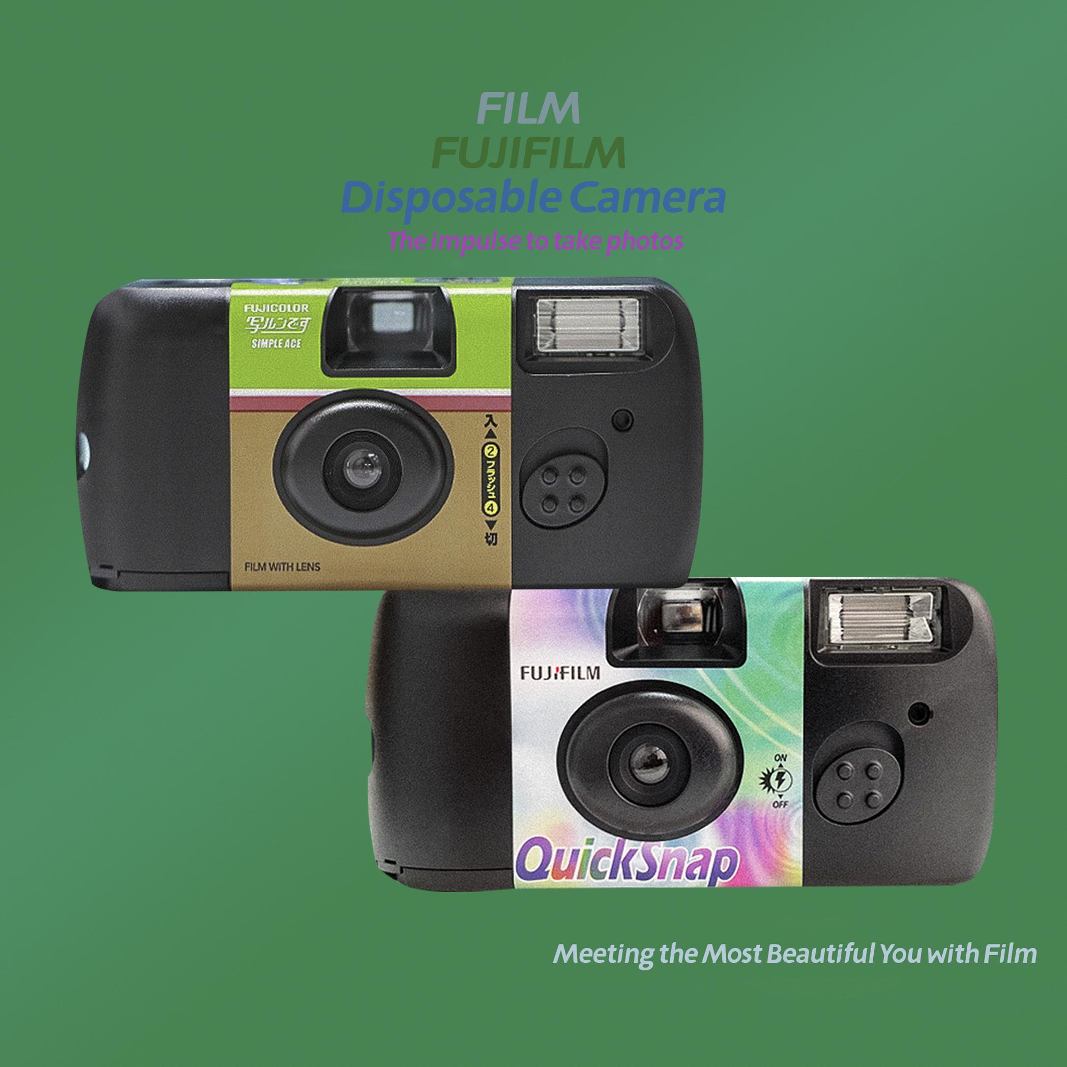 Máy ảnh phim dùng một lần Fuji Kodak retro màu đánh lừa 1986 máy ảnh phim có đèn flash quà tặng sinh nhật cho phụ nữ